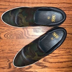 Ash Karma Slip On Platform Sneaker-Army/Black